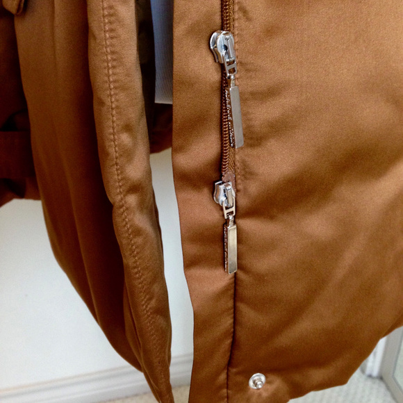 ADRIENNE VITTADINI Copper Down Mink Collar Jacket - Picture 4 of 8